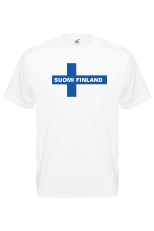 SUOMEN FINLAND JA LIPPU PAITA SININEN JA VALKOINEN 111187